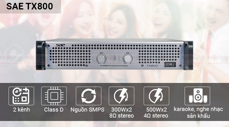 Cục đẩy công suất SAE TX800