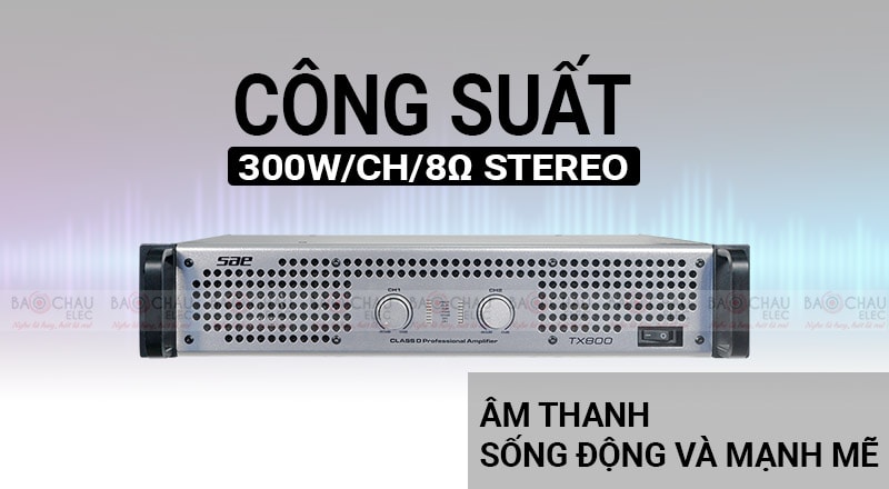 Cục đẩy công suất SAE TX800