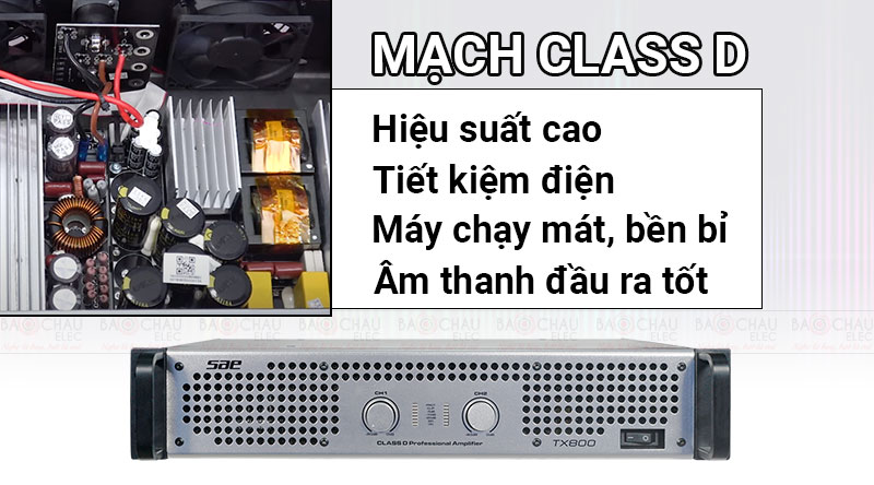 Cục đẩy công suất SAE TX800