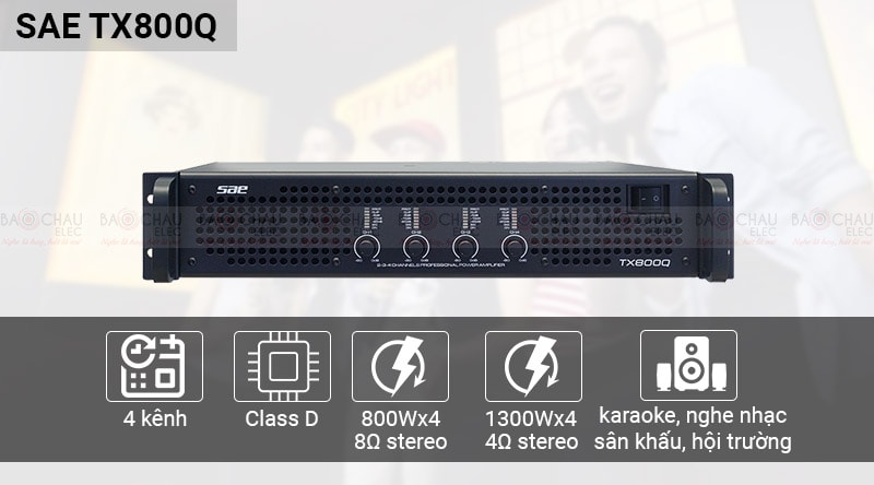 Cục đẩy c&ocirc;ng suất SAE TX800Q