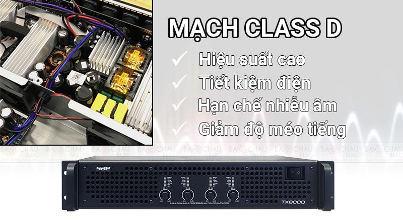 Cục đẩy c&ocirc;ng suất SAE TX800Q