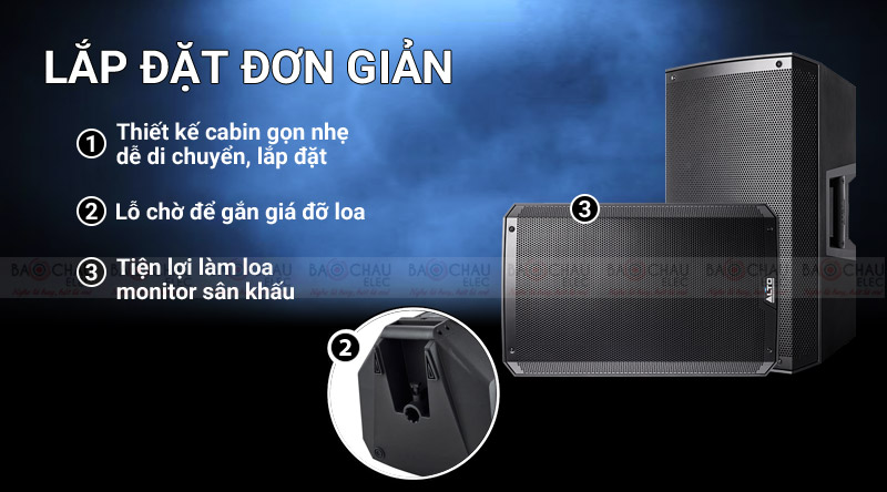 Loa Alto TS212W lắp đặt đơn giản