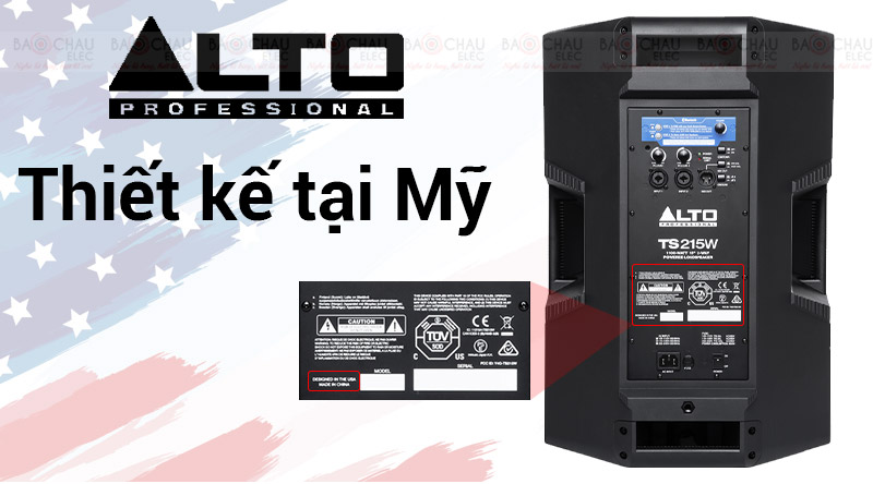 Loa Alto TS215W thiết kế tại Mỹ