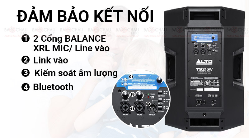 Loa Alto TS215W đảm bảo kết nối