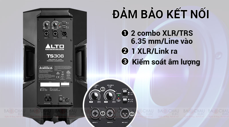 Loa Alto TS308 đảm bảo kết nối