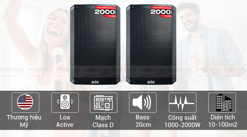 Loa Alto TS308 hiện đại, đẹp mắt