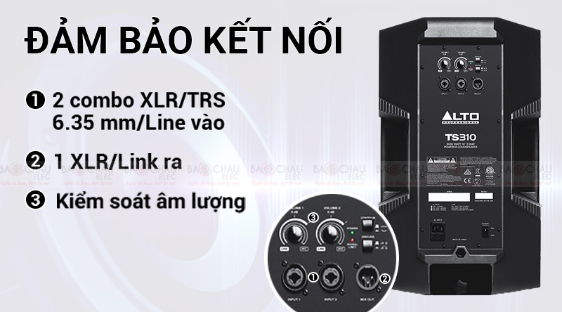 Loa Alto TS310 đảm bảo kết nối hiệu quả