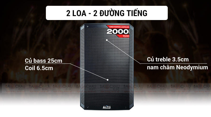 Loa Alto TS310 hệ thống 2 loa, 2 đường tiếng