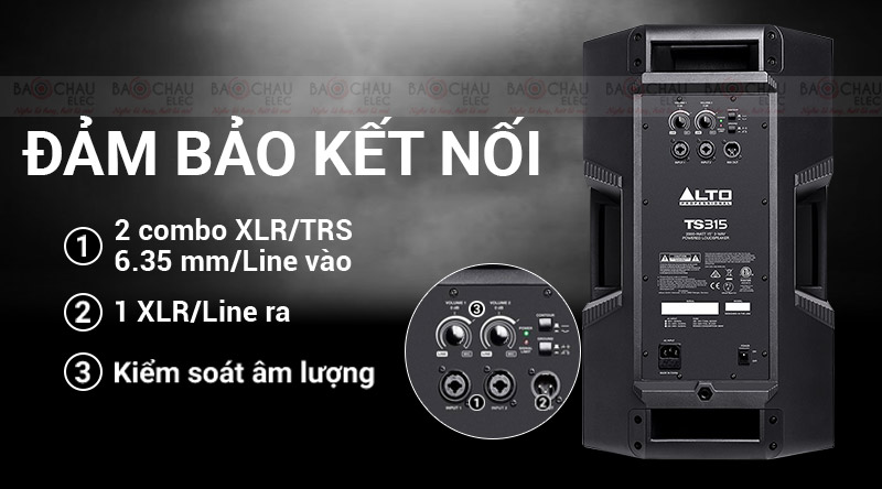 Loa Alto TS315 đảm bảo kết nối 