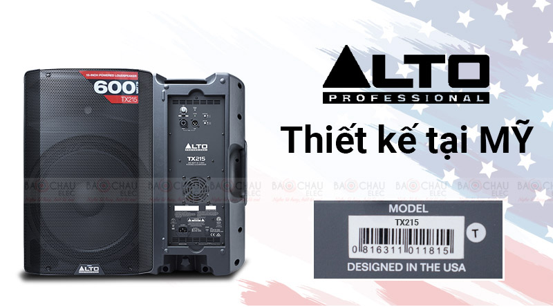Loa Alto TX215 thiết kế tại Mỹ