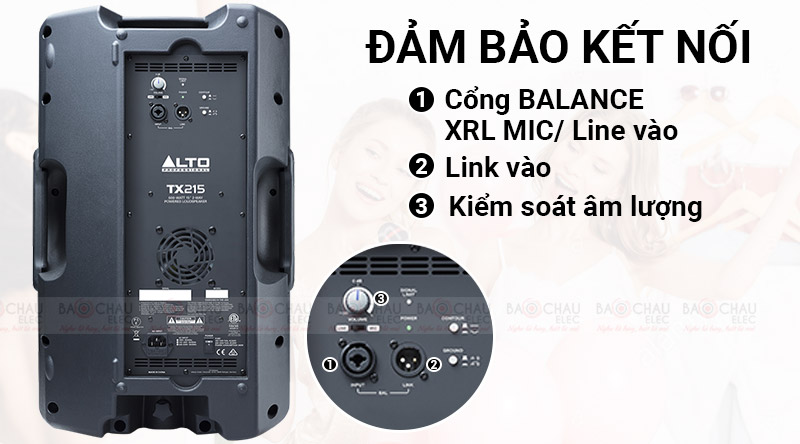 Loa Alto TX215 đảm bảo kết nối