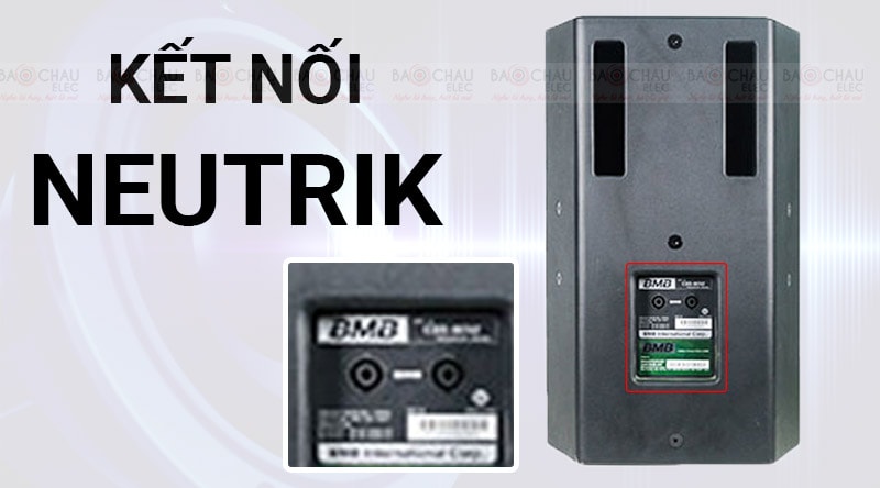 Mặt sau Loa karaoke BMB CSS 3010
