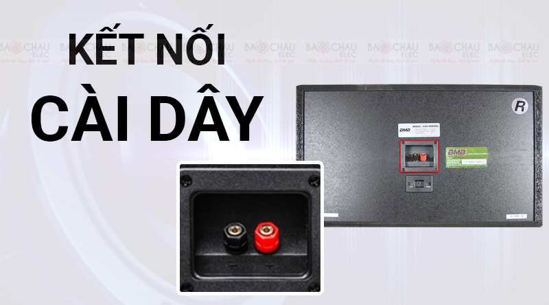 BMB-900-SE kết nối c&agrave;i d&acirc;y