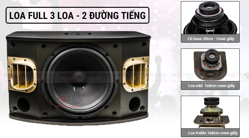 Loa BMB CSV 900SE 3 loa, 3 đường tiếng 