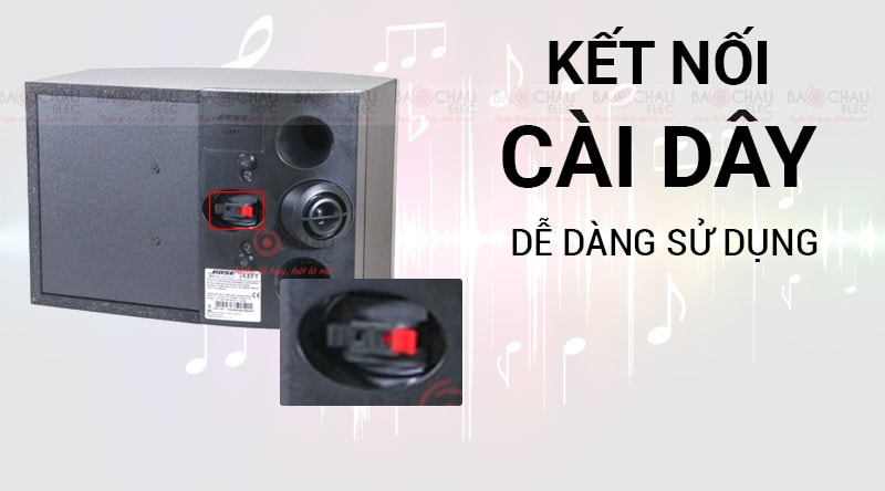 Kết nối cài dây dễ dàng sử dụng