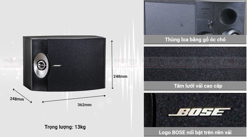 Loa Bose 301 Seri V Chính hãng giá tốt nhất, nhập khẩu Mexico Loa Bose 301 Seri V Chính hãng kiểu dáng đẹp mắt