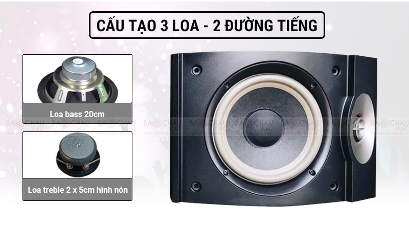 Loa Karaoke Bose 301 Series V 3 loa, 2 đường tiếng