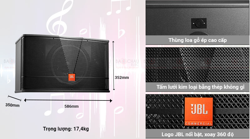 Loa karaoke JBL CV1252T