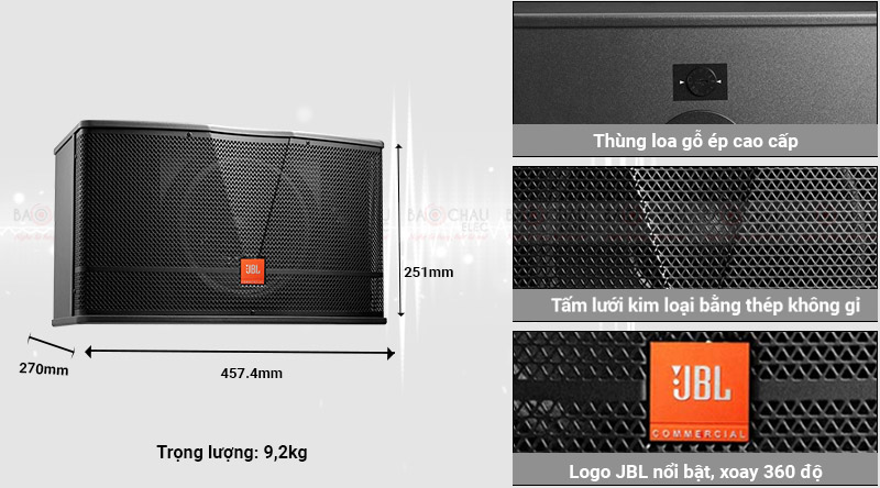 Loa karaoke JBL CV1852T