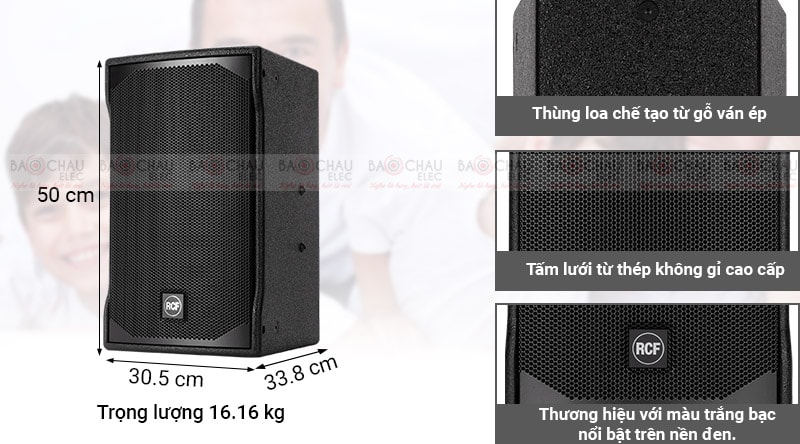 Loa karaoke RCF E MAX 3110 mang d&aacute;ng đứng hiện đại