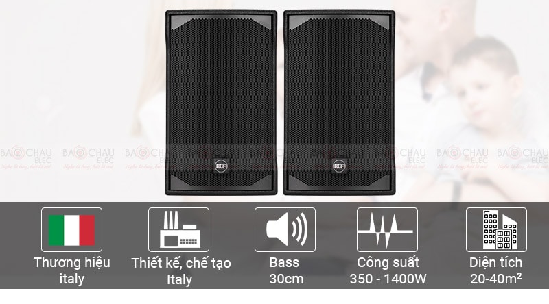 loa RCF E MAX 3112 thiết kế hiện đại