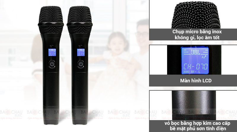 Micro không dây JBL VM300 cấu tạo