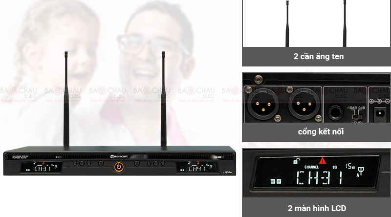 Đầu thu Micro kh&ocirc;ng d&acirc;y Relacart EU-900