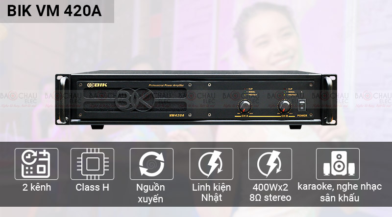 Cục đẩy công suất BIK VM420A