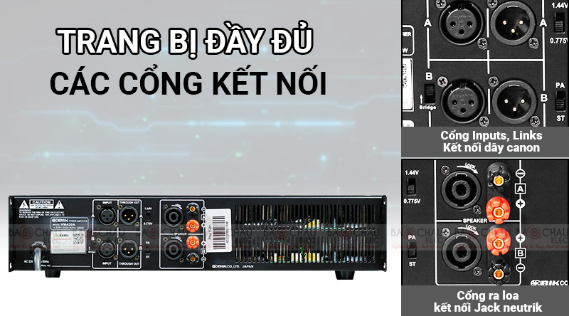 Cục đẩy c&ocirc;ng suất BIK VM 420A