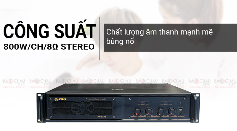 Cục đẩy c&ocirc;ng suất BIK VM 840A c&ocirc;ng suất vượt trội