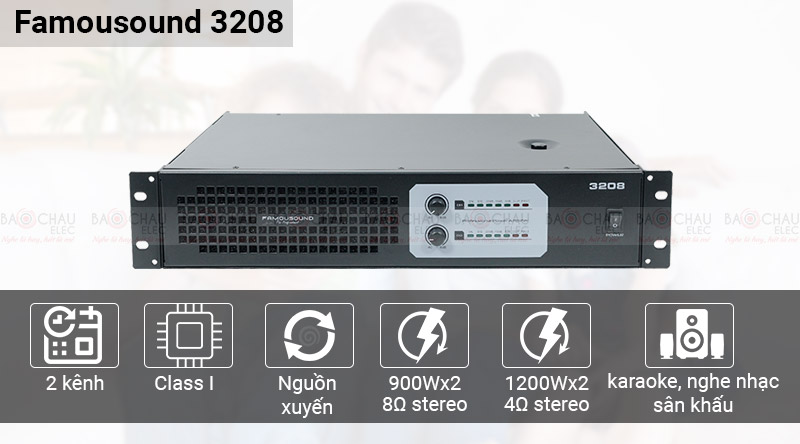 Famousound 3208 thiết kế hiện đại, sang trọng