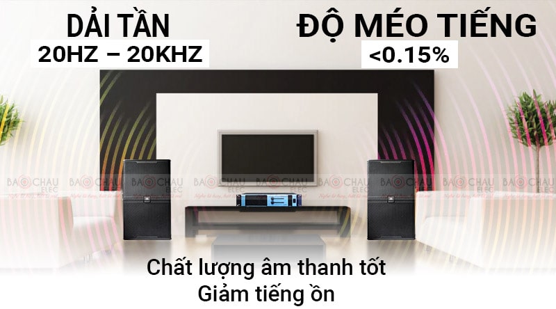 Cục đẩy công suất Famousound 3208