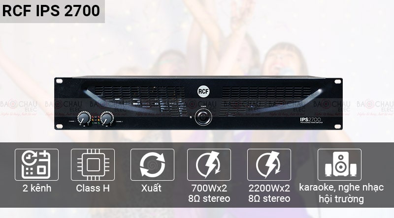 Cục đẩy c&ocirc;ng suất RCF IPS 2700
