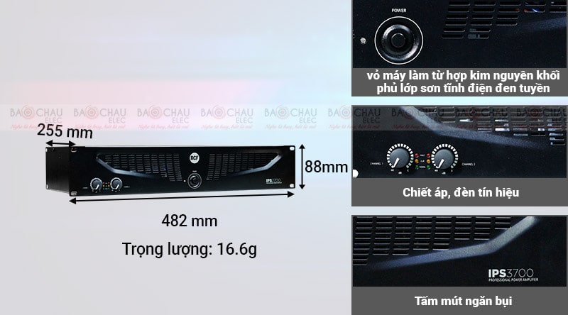 Cục đẩy công suất RCF IPS 3700