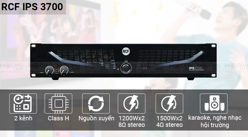 Cục đẩy công suất RCF IPS 3700