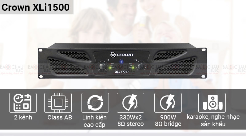 Cục đẩy Crown XLi1500