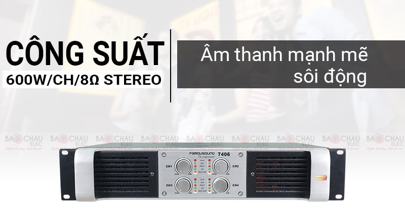 Cục đẩy Famousound 7406 chính hãng giá tốt