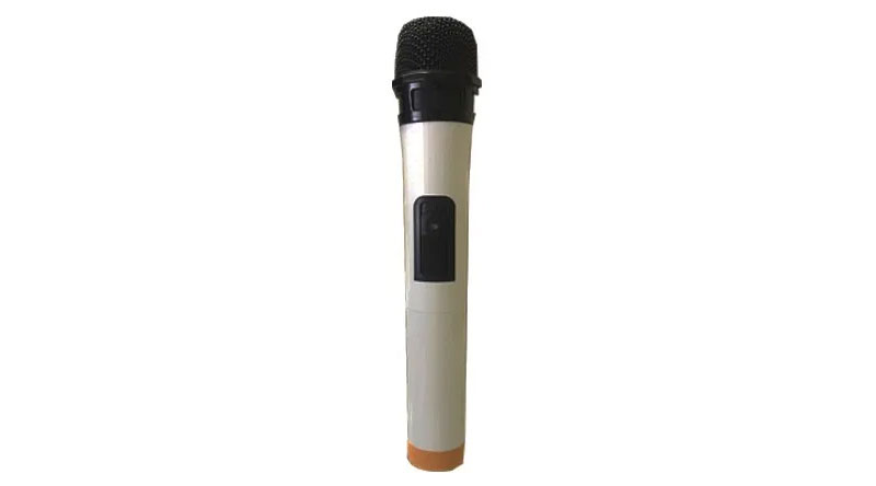 Đi k&egrave;m Loa k&eacute;o di động Sansui SA1-08 l&agrave; 1 tay micro kh&ocirc;ng d&acirc;y