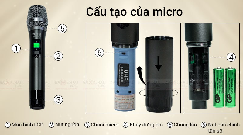Micro không dây BCE U900 Plus X thiết kế đẹp Micro không dây BCE U900 Plus X thiết kế đẹp