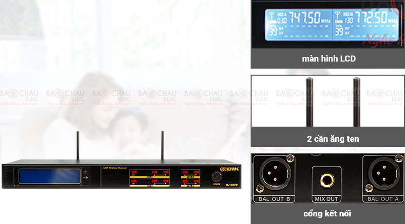 Micro kh&ocirc;ng d&acirc;y BIK BJ U550 gi&aacute; rẻ