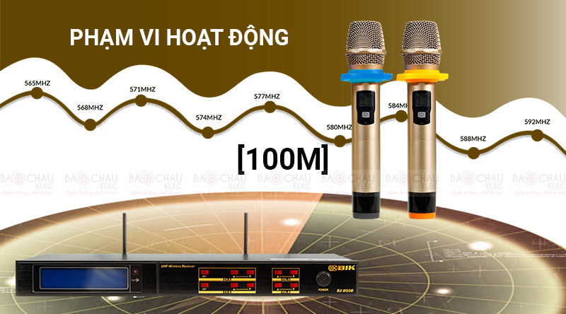 Micro kh&ocirc;ng d&acirc;y BIK BJ U550 gi&aacute; rẻ