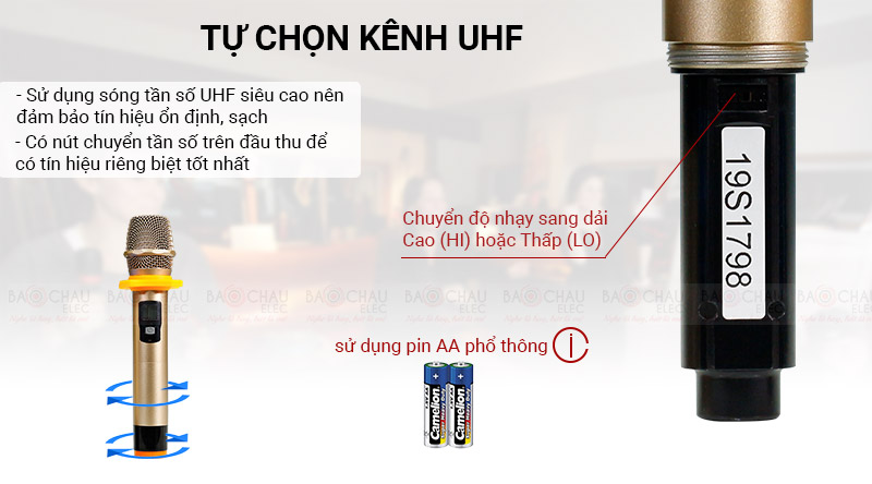 Micro kh&ocirc;ng d&acirc;y BIK gi&aacute; rẻ