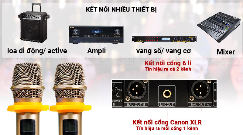 Micro kh&ocirc;ng d&acirc;y bik BJ u550 gi&aacute; rẻ