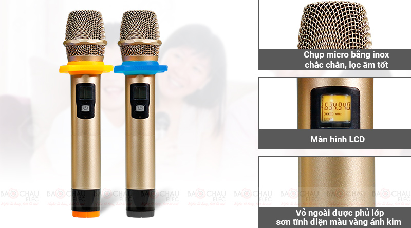 Micro kh&ocirc;ng d&acirc;y bik BJ U550 gi&aacute; rẻ h&aacute;t hay