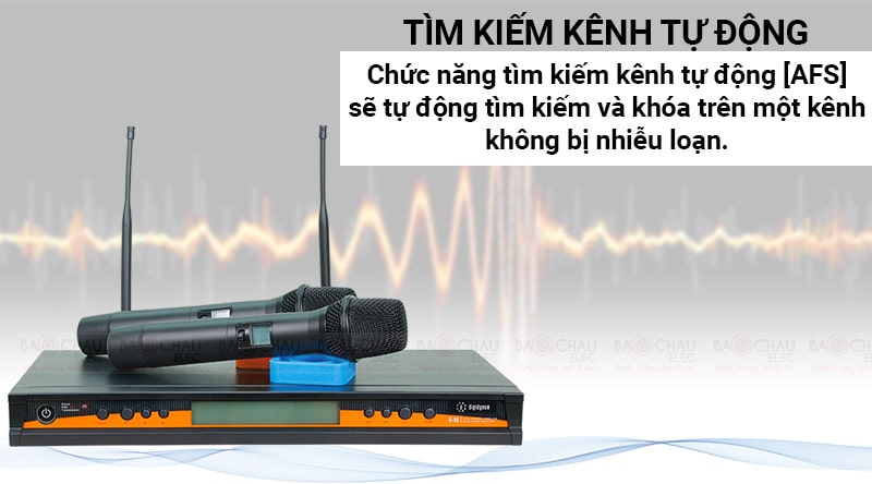 Micro kh&ocirc;ng d&acirc;y Relacart X-10 tự động t&igrave;m kiếm k&ecirc;nh 