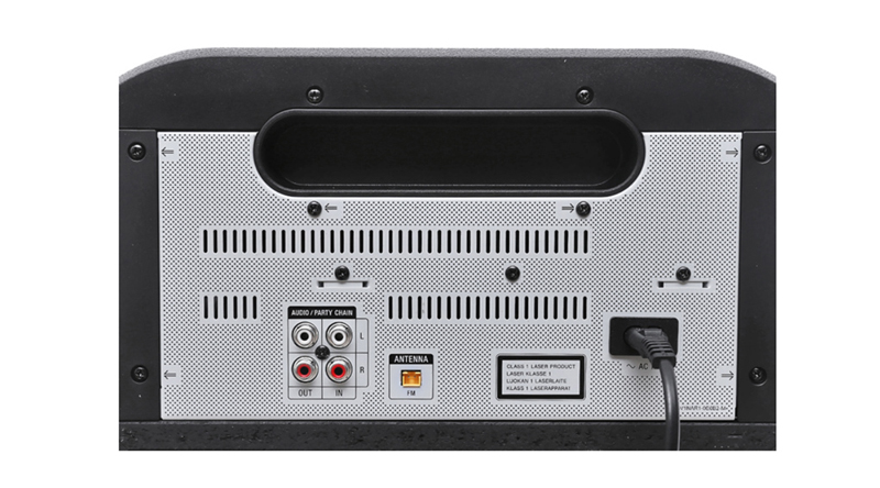 Hệ thống cổng kết nối Loa Sony MHC V11