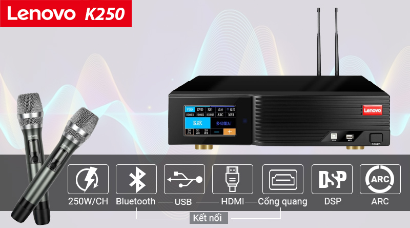 Power Amplifier Lenovo K250 (kèm micro không dây)