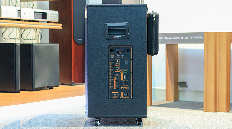 Mặt sau Loa k&eacute;o Sansui SA1-15W