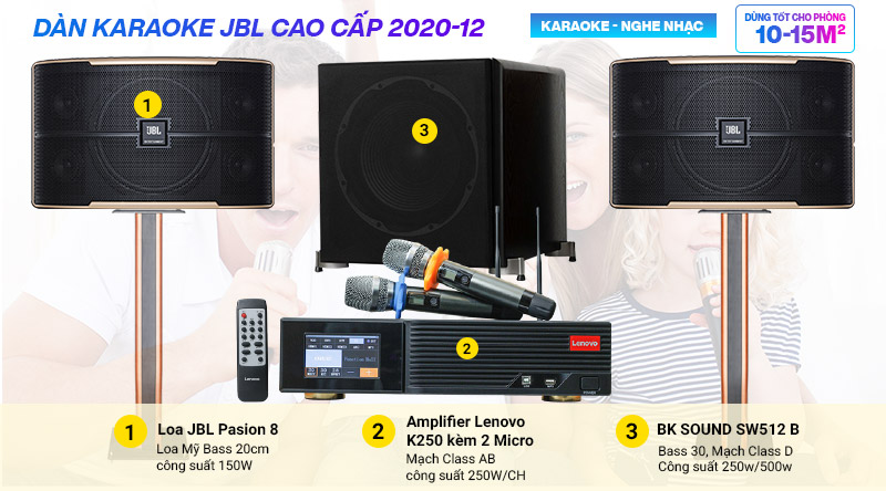 d&agrave;n karaoke JBL cao cấp 2020-12