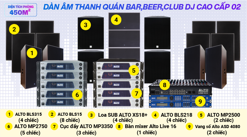 hệ thống &acirc;m thanh qu&aacute;n bar, beer, Club DJ cao cấp 02